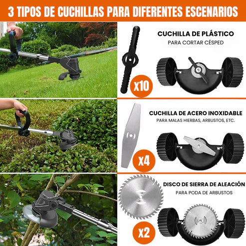 Nuborio® Desbrozadora a Batería